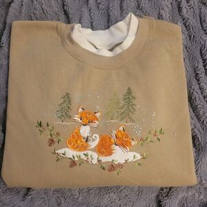 Morning-sun Women's Tan and Brown Sweatshirt